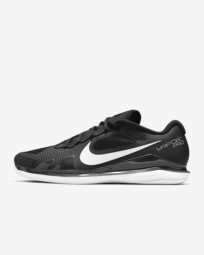 Men's Nike Air Zoom Tennis Shoes Black/White | 2390517-QP