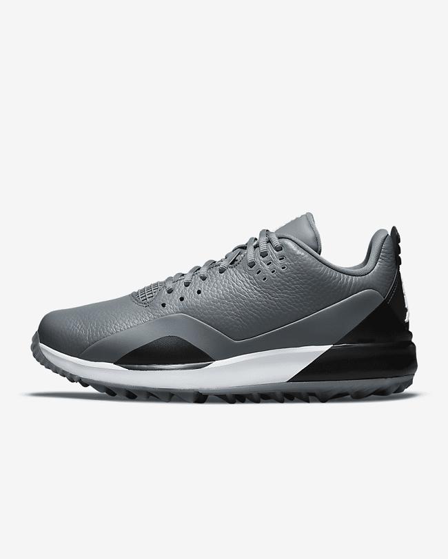 Men's Nike Jordan Golf Shoes Grey/Black/White | 9240715-ON