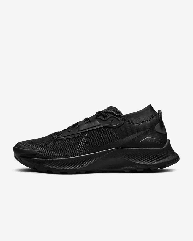 Men's Nike Pegasus Trail Running Shoes Black/Dark Grey/Black | 7163250-YJ