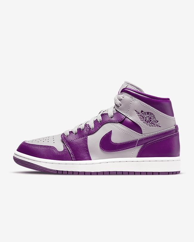 Women's Nike Air Jordan Lifestyle Shoes Grey/Red Purple | 8632471-WA